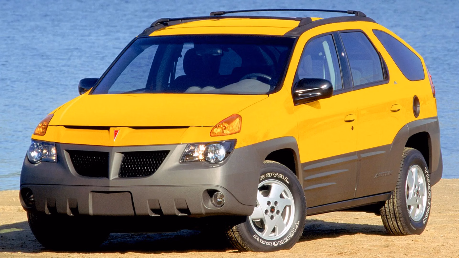 The Pontiac Aztek, often described as a failed cross between a Transformer toy and a vacuum cleaner