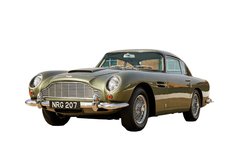 Classic Aston Martin DB5 sports car