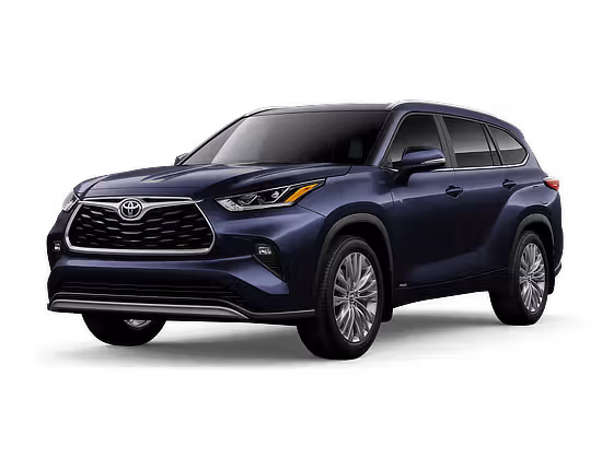 Toyota Highlander Hybrid, a midsize SUV with hybrid efficiency and proven reliability